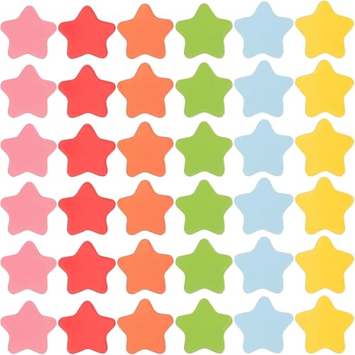 Generic 120 calcomanías magnéticas de estrellas de 0.8 pulgadas para uso en el aula y el hogar, estrellas magnéticas coloridas para refrigerador,