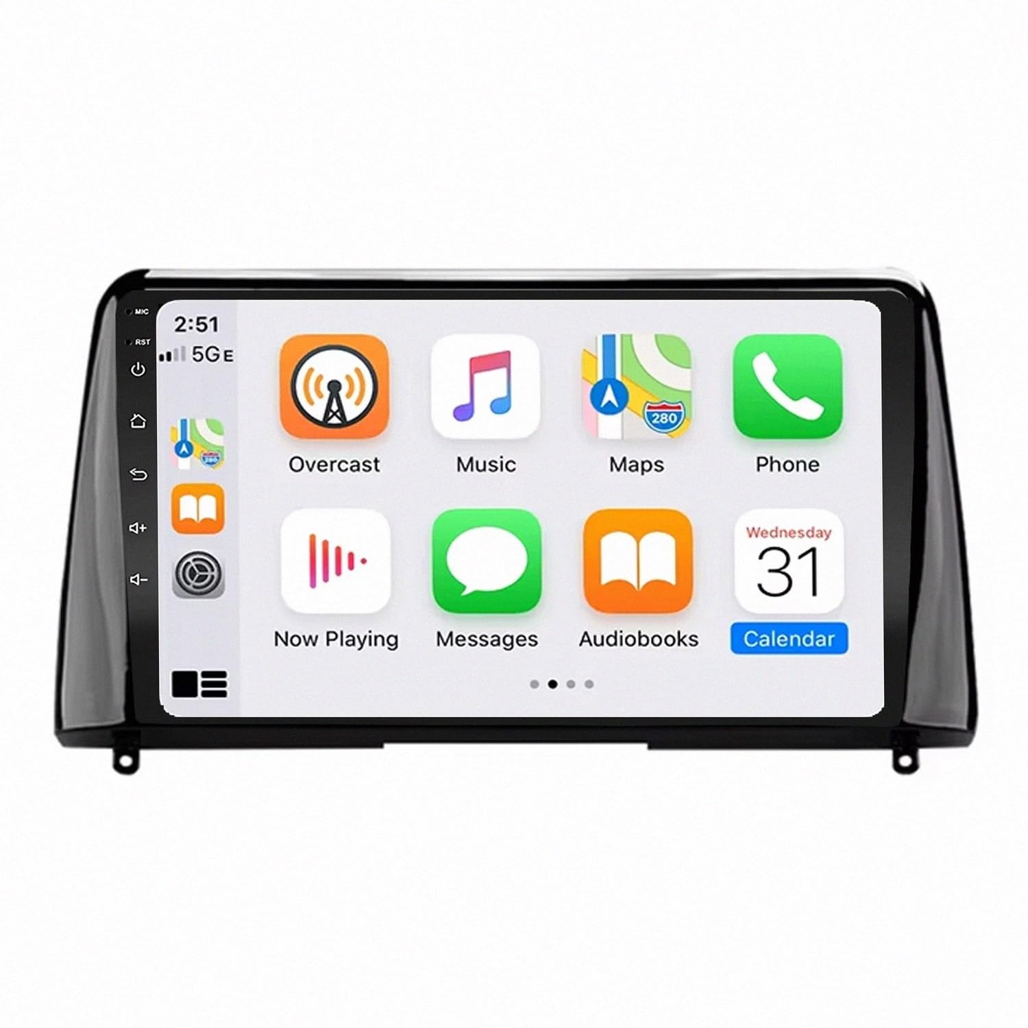 Radio de coche 2 DIN para Kia Forte con comandos al volante y Mirror Link 8