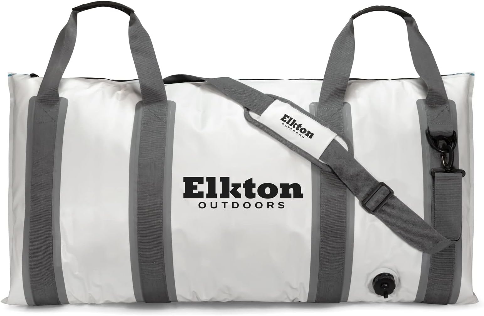 Elkton Outdoors Insulated Fish Cooler Bag Leakproof Fish Kill Bag 40x20in and 60x20in Fish Cooler with Easy Grip Carry Handles for Outdoor Travel (40L & 60L)