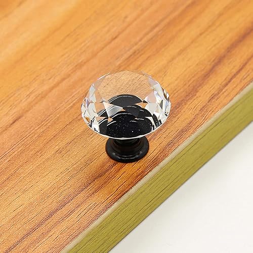 Miniatura 4 de HUAMULAN Paquete de 10 pomos, tiradores vintage para armario de cocina, base de aleación de zinc, manijas de puerta de armario, cajón, base negra