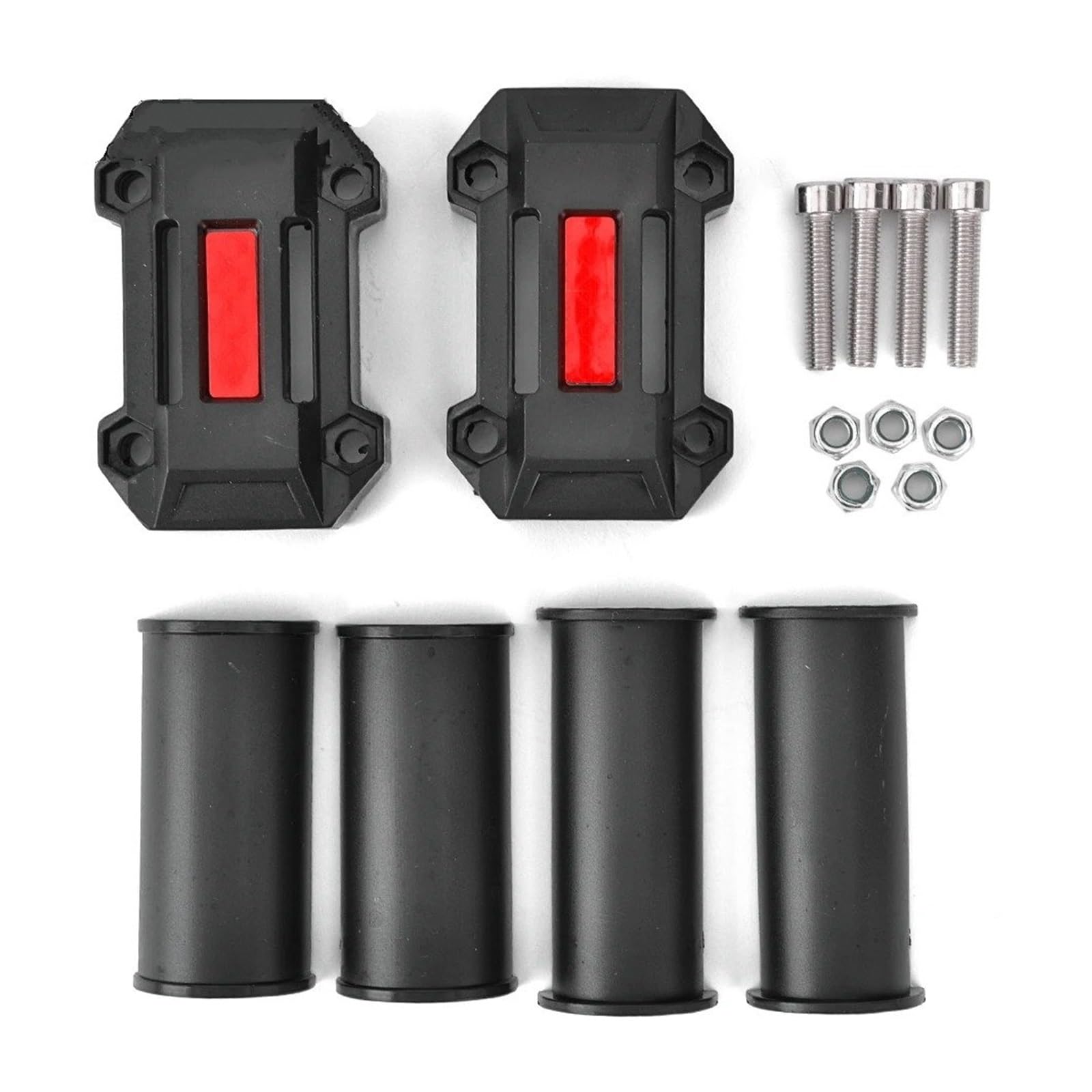 Protezione Motore Moto Bar Per Africa Per Twin CRF1000L Per NC700X Per VFR1200X Per Crosstourer 22mm 25mm 28mm Barra Protezione Paraurti Moto Protezione Motore Paraurti Moto(Rosso)