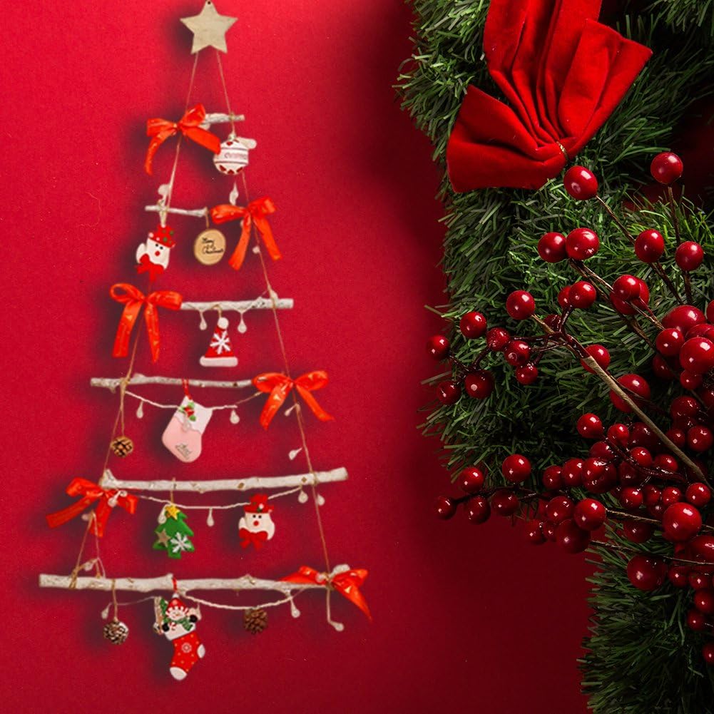 Sapin De Noël Éclairé Au Mur, Décorations De Noël, Sapin De Noël Non Tissé À Suspendre Au Mur, Fournitures De Fête De Noël