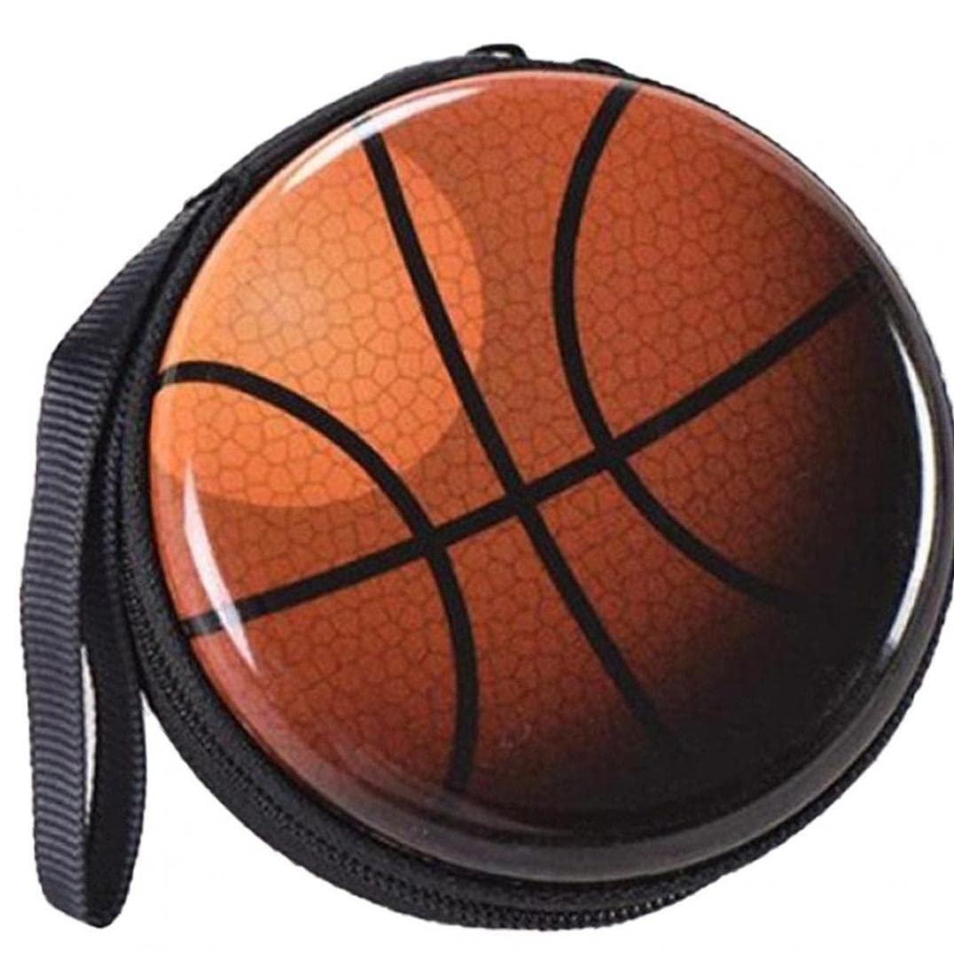 Danlai Basketball Football Coin Purse Cartoon Cute Headset Bag Small Purse Wallet Purse Children's Gift Mini Zip Coin Purse