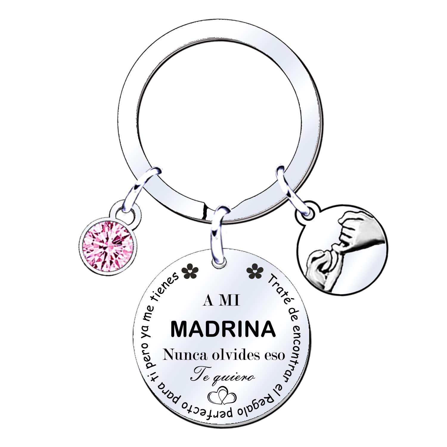 MNBVBV Llavero para Mujer Regalo Familiar Colgante con Grabado Traté de Encontrar el Regalo Para Ti Pero ya Me Tienes Para Hermana Hija Mamá, tía, abuela, hija, llavero de regalo