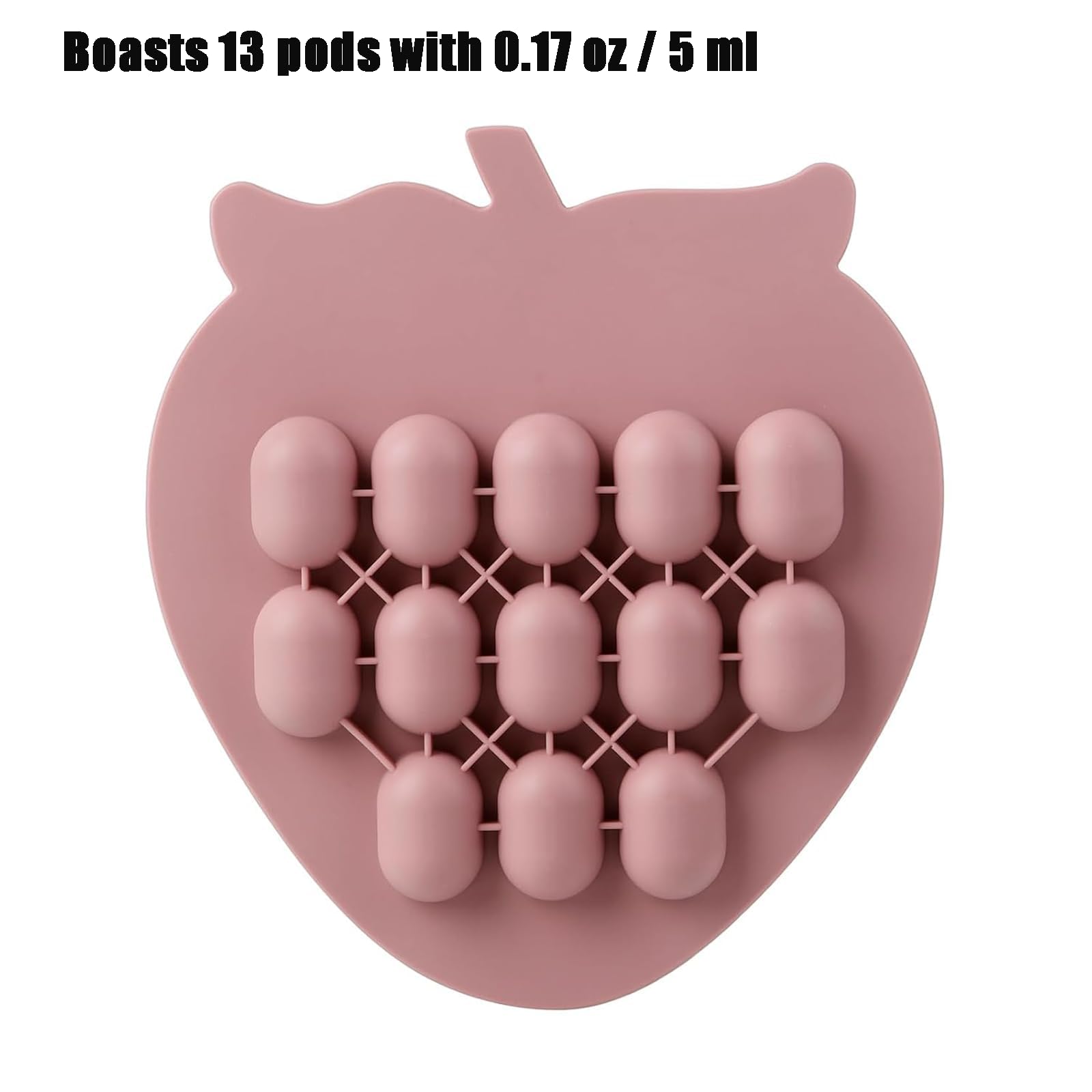 PandaEar Stampi per Ghiaccioli al Latte Materno, Vassoio Congelatore in Silicone con Coperchio, 13 Scomparti da 15 ml