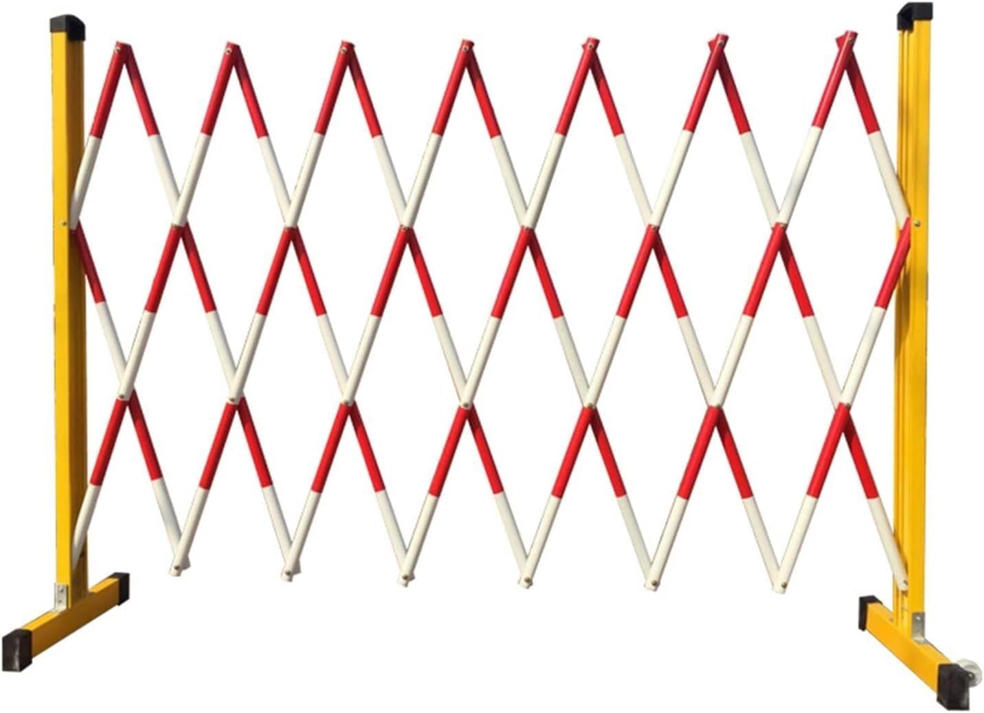 Aioneer Expandable Barricade Traffic Fence Barricade Portable Road Safety Barriers Control And Deny Access To Any Security And Traffic Situation For Playground Park Hotel Crowd Contro-Red-1.2 * 2.5M