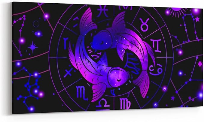 Feelyou Pisces Canvas Wall Art for Living Room Bedroom 24