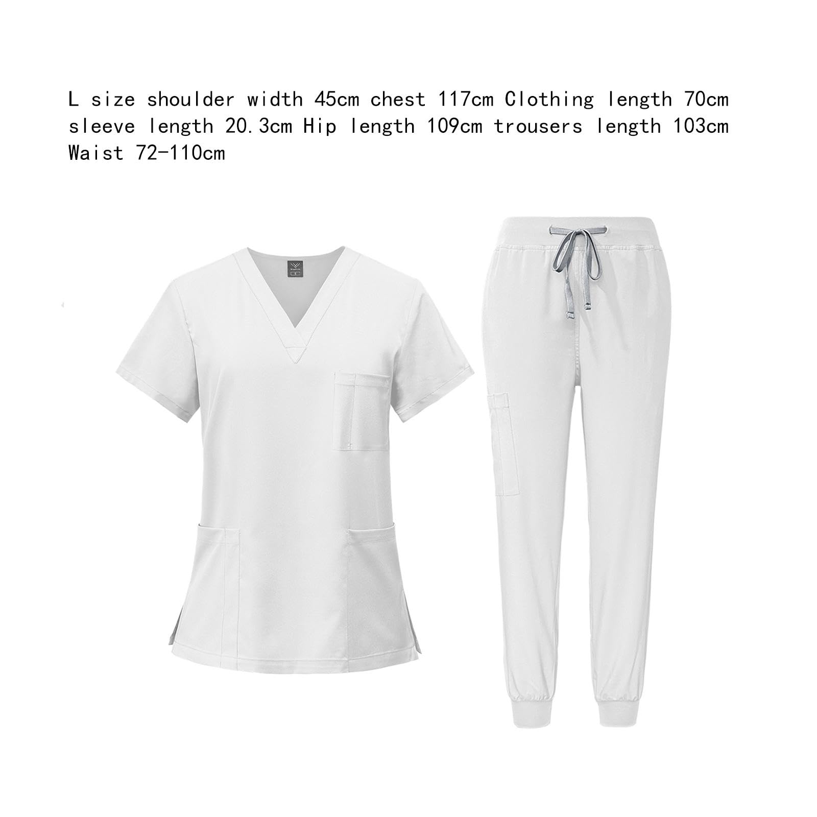 Jojomis Damen Pflege Outfit Set Polyester Bequem