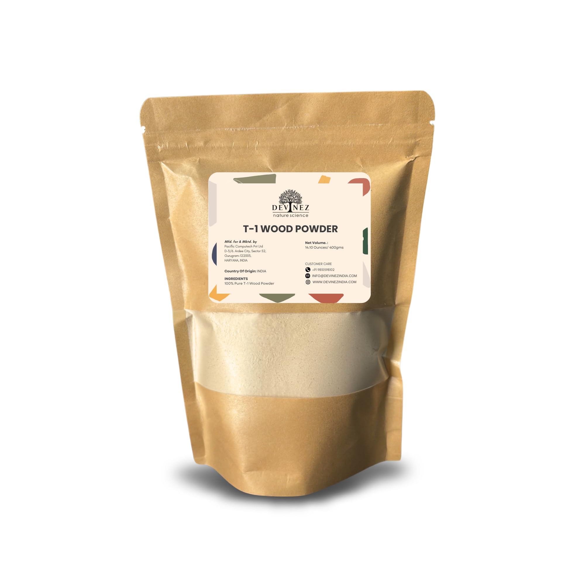 Devinez Natural T1 Wood Powder A Grade (Vietnam) for Making Your own Incense, Doop Cone, Sambrani, Agarbatti Making (400 gram)