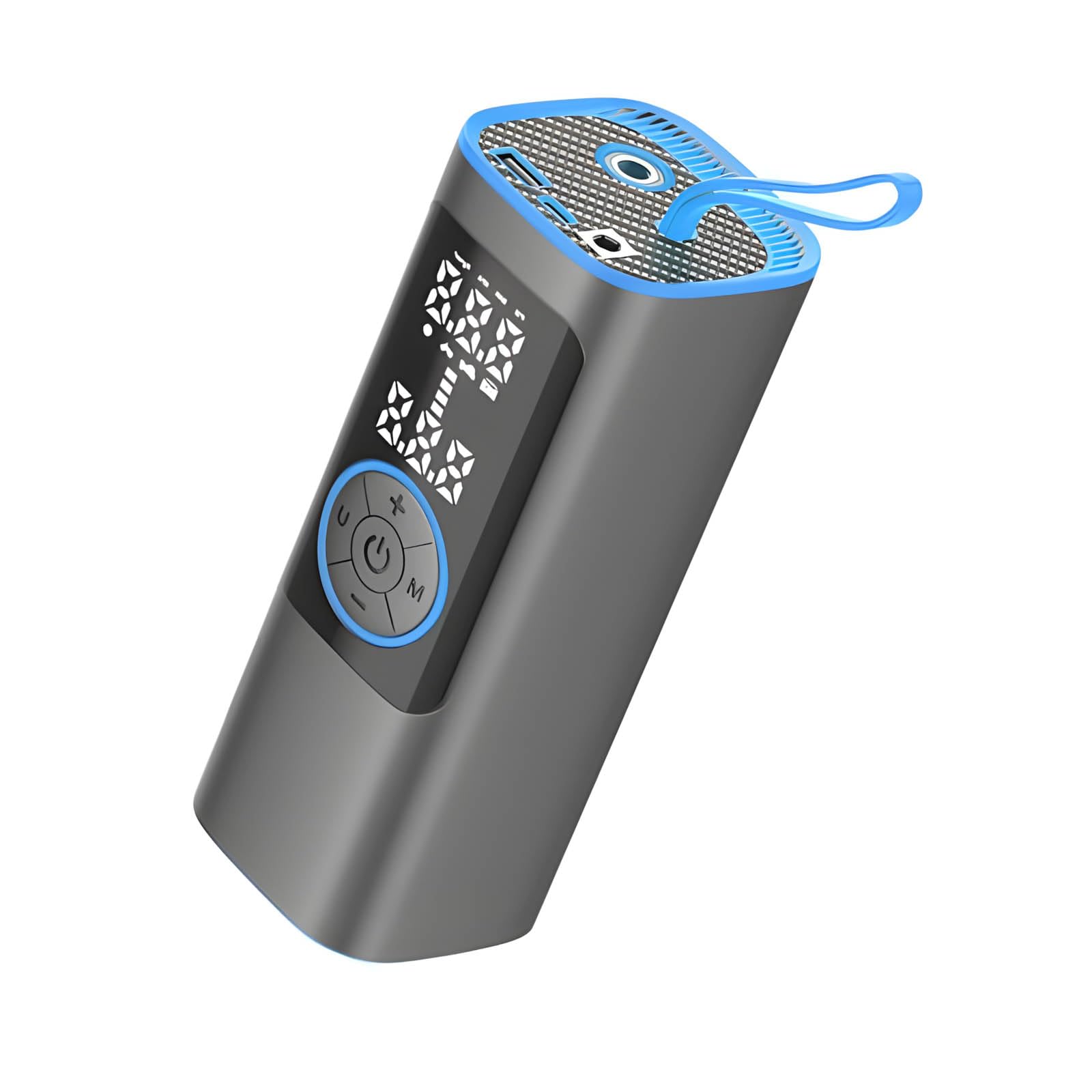 Rxgiasup Blue Electric Portable Air Pumps Tyre Inflator 150Psi Bicycles Car Motorcycle Cordless Air Compressor Portable Pumps For Car Tires Inflatables