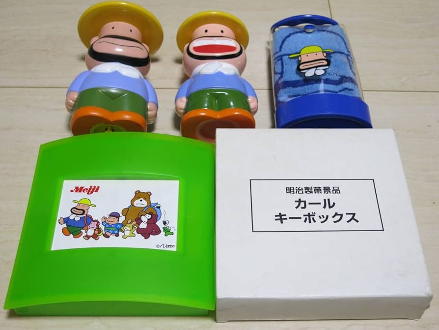 フリーメイソン博物館 お土産セット Amazon.co.jp: カールおじさん MeijiNitto 貯金箱2個 キー