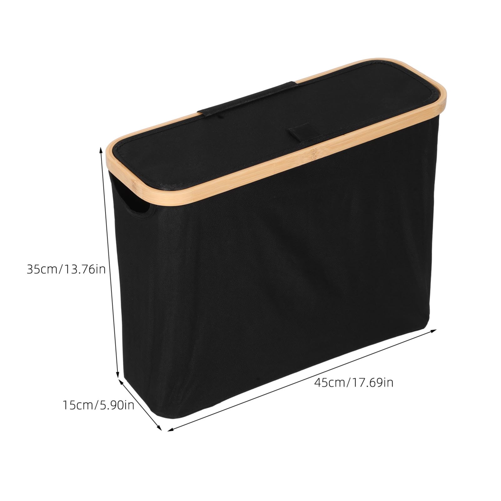 Cesta De Almacenamiento De Papel Higiénico De Bambú Tapa Organizador Decorativo para Baño Capacidad Ampliada y Fácil De Limpiar para Mantener El Espacio Ordenado
