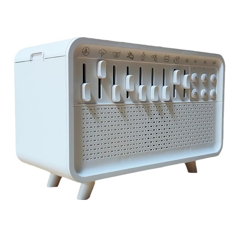 White Noise Machine Diffuser Air Aroma Diffuser Humidifier with 8 White Noise Adjustable, ...
