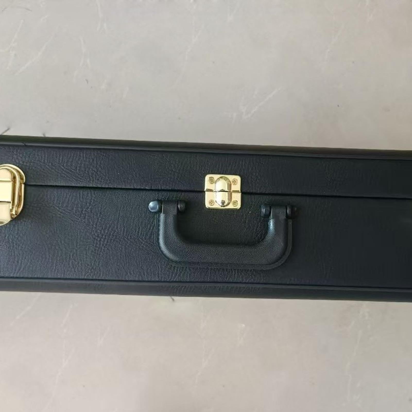 Generic Custodia per Strumenti a Fiato in Similpelle con Interno Imbottito, di Chiusura, Maniglia per Il Trasporto, Custodia Rigida Portatile Adatta a, per Tromba