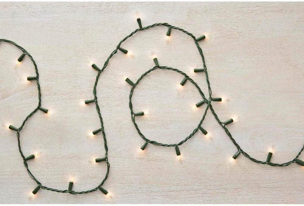 Home Accents Holiday mini lights laid out in a decorative pattern