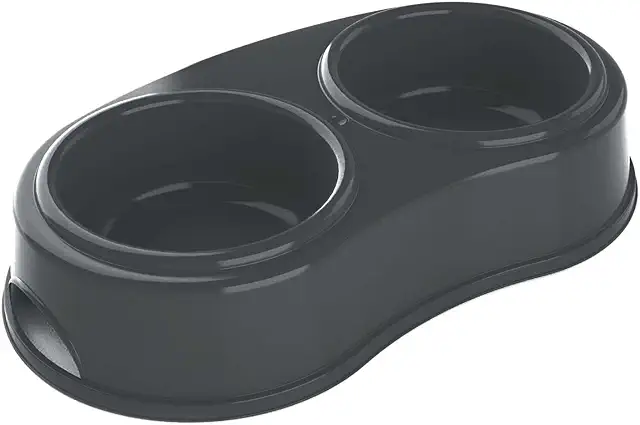 Mangeoire double antidérapante pour chats et chiens - Gamelle GP10010