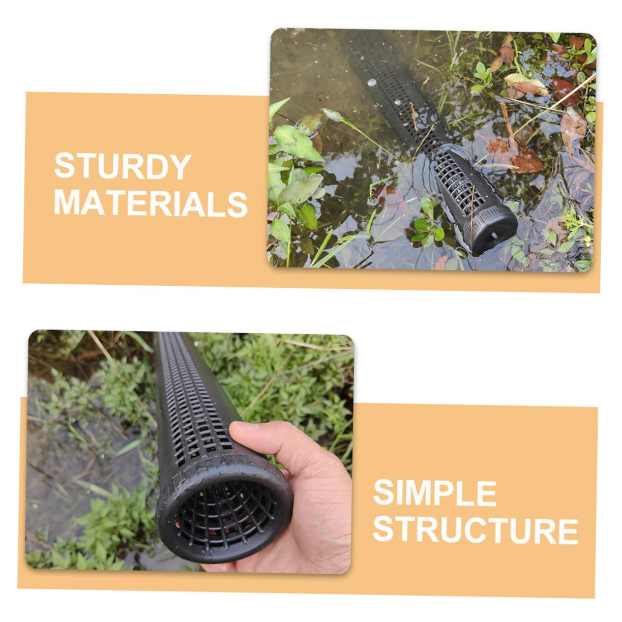 BUTIFULSIC EEL Fishing Trap Cage 1 Set Portable EEL Catcher Trap for Crawfish Lobster Loach Safe Easy Operation