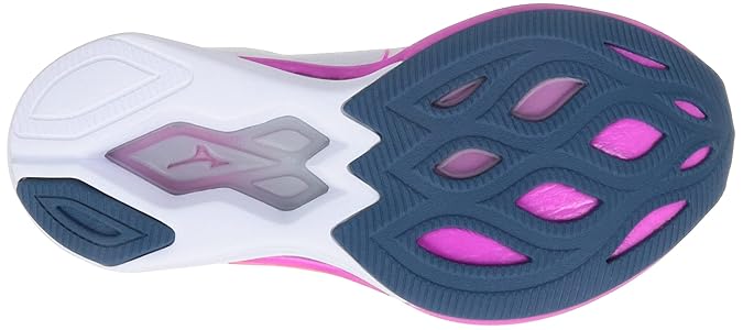 新品　ミズノ　ウエーブリベリオンソニック WIDE レディース　紫　23cm MIZUNO - 新品 ミズノ ウエーブリベリオンソニック WIDE
