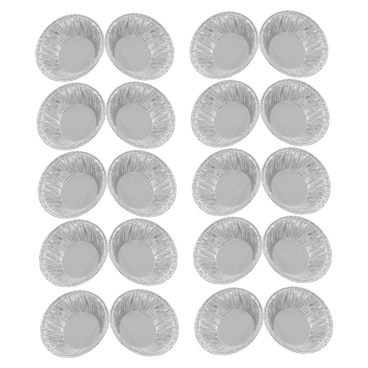 600 Piezas Tart Pans Desechables Resistente Altas Temperaturas Moldes para Hornear Tartas Cupcakes Pudding Muffins Cocina Fácil Limpieza
