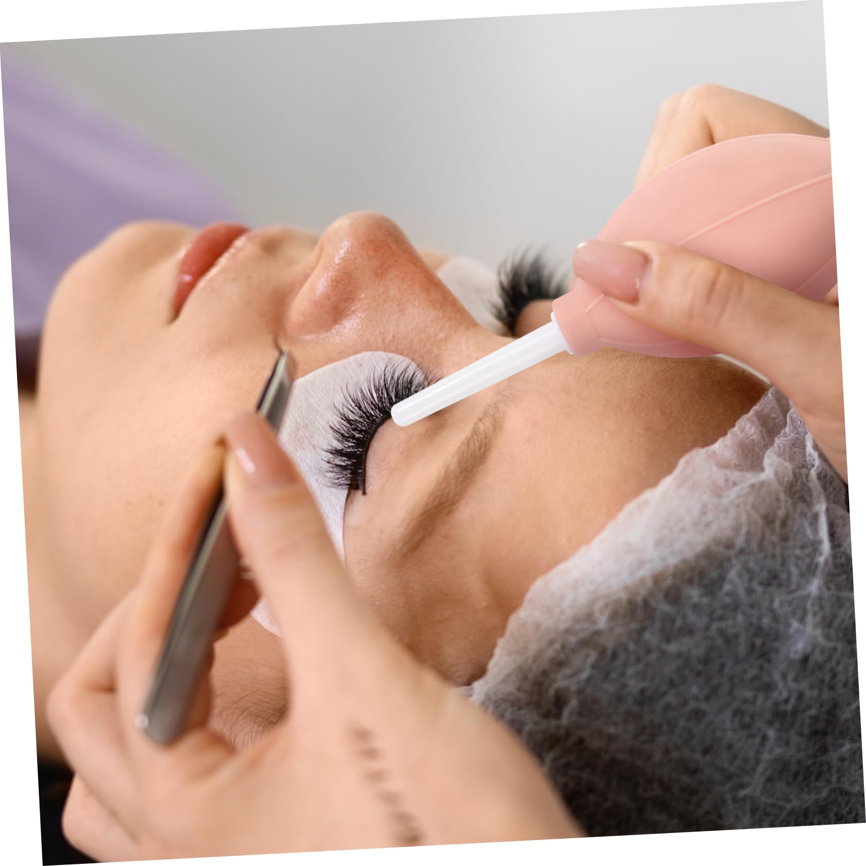 Kit De 4 Souffleurs D'Air Pour Cils Sèche-Cils Portable Pour Extensions De Cils Séchage Doux De La Colle Élimination Des Fumées Accessoire De Beauté Pour Yeux 14.00X5.00X5.00 Cm