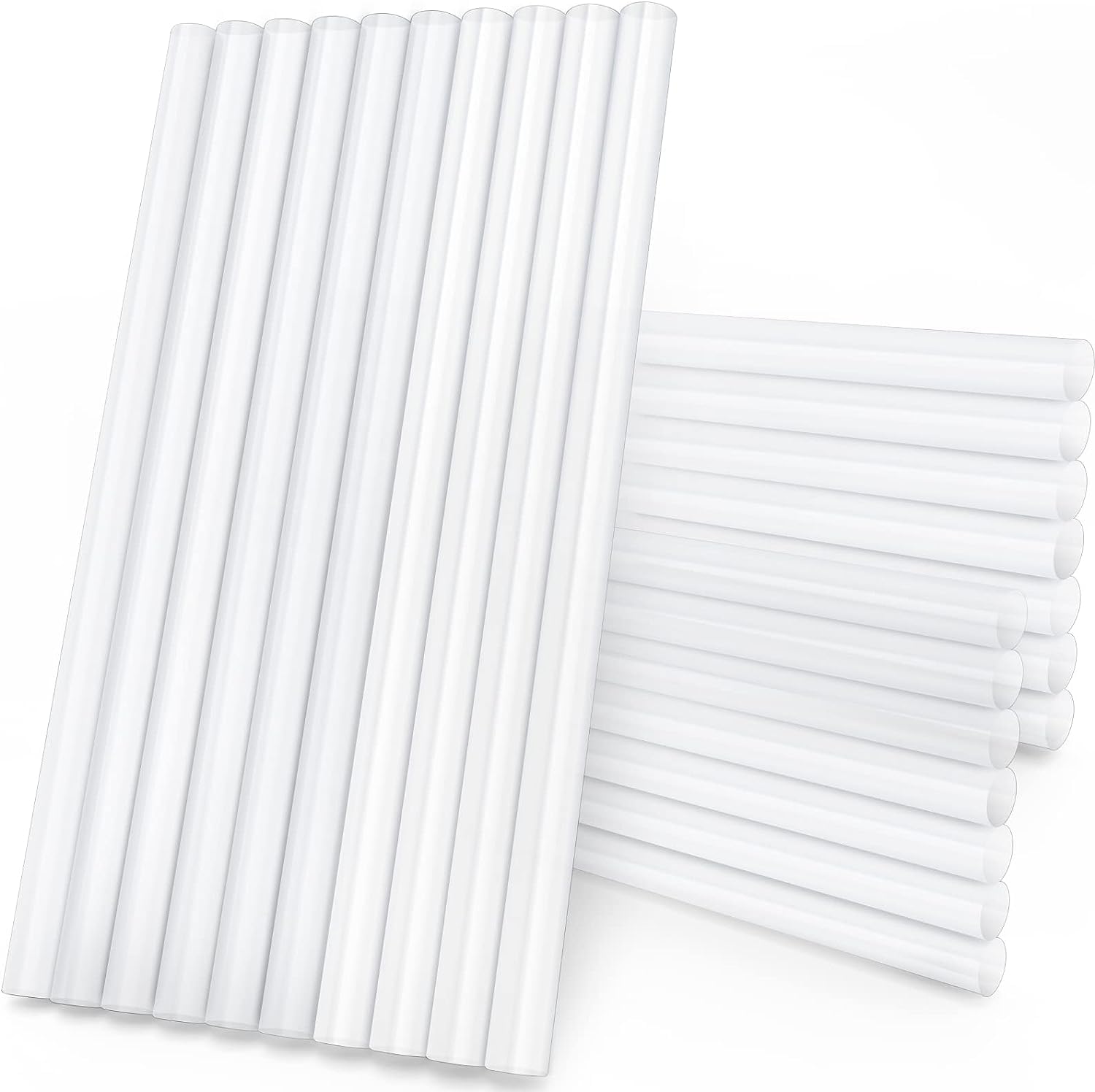 Hot Glue Sticks Full Size, 0.43" Dia x 8" Long Hot Melt Craft Glue Sticks for Fabric Wood, All Temp Adhesive Glue Sticks for Repair, Decoration, Art, DIY, Gluing Project (Pack of 100)-image-44