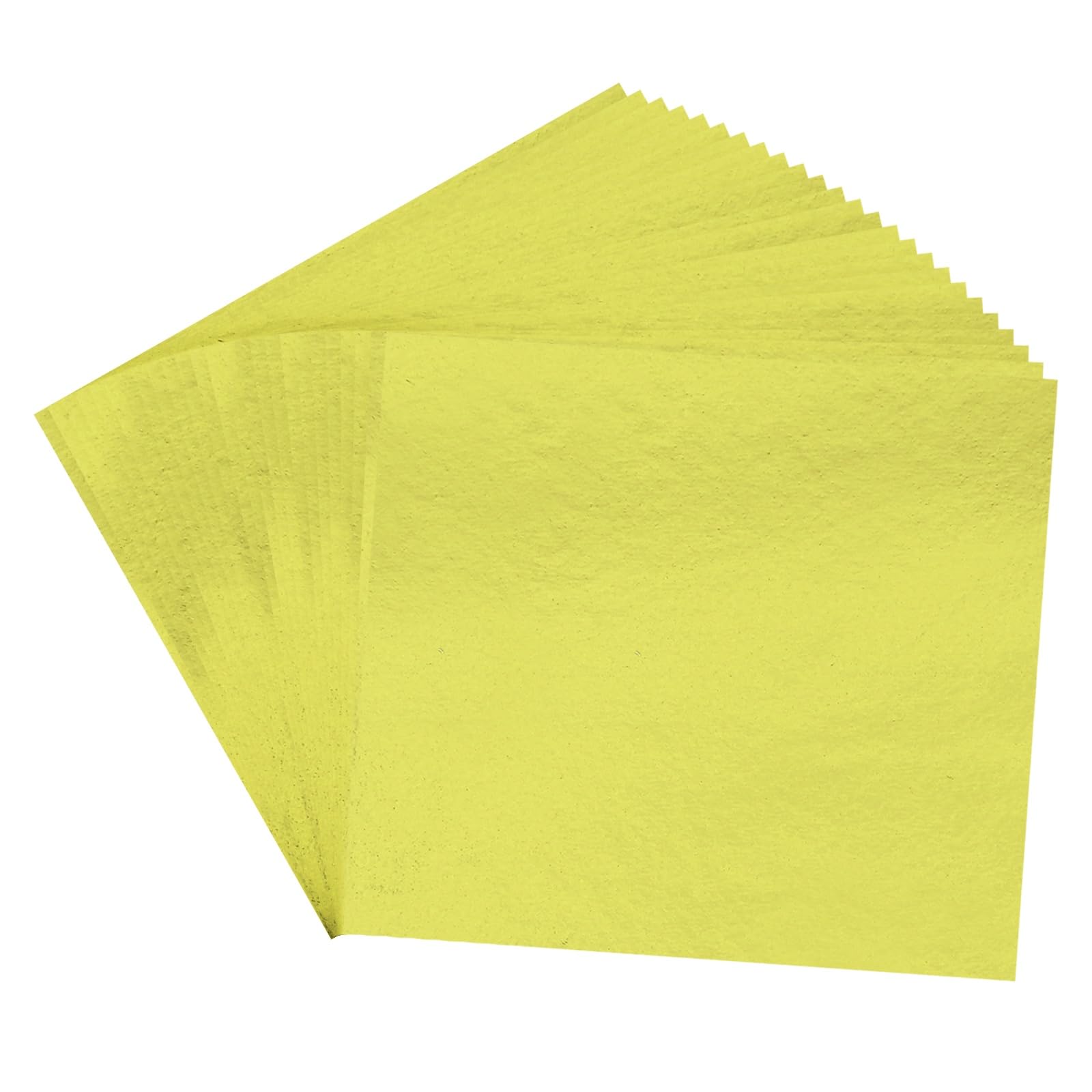 PATIKIL Gold Leaf Sheets for Art 8.5x9.5cm, 100 Pcs Gold Foil Sheet Metallic Leaf Papers for DIY Crafts Resin Furniture Nails Paintings Home Decoration, Yellow