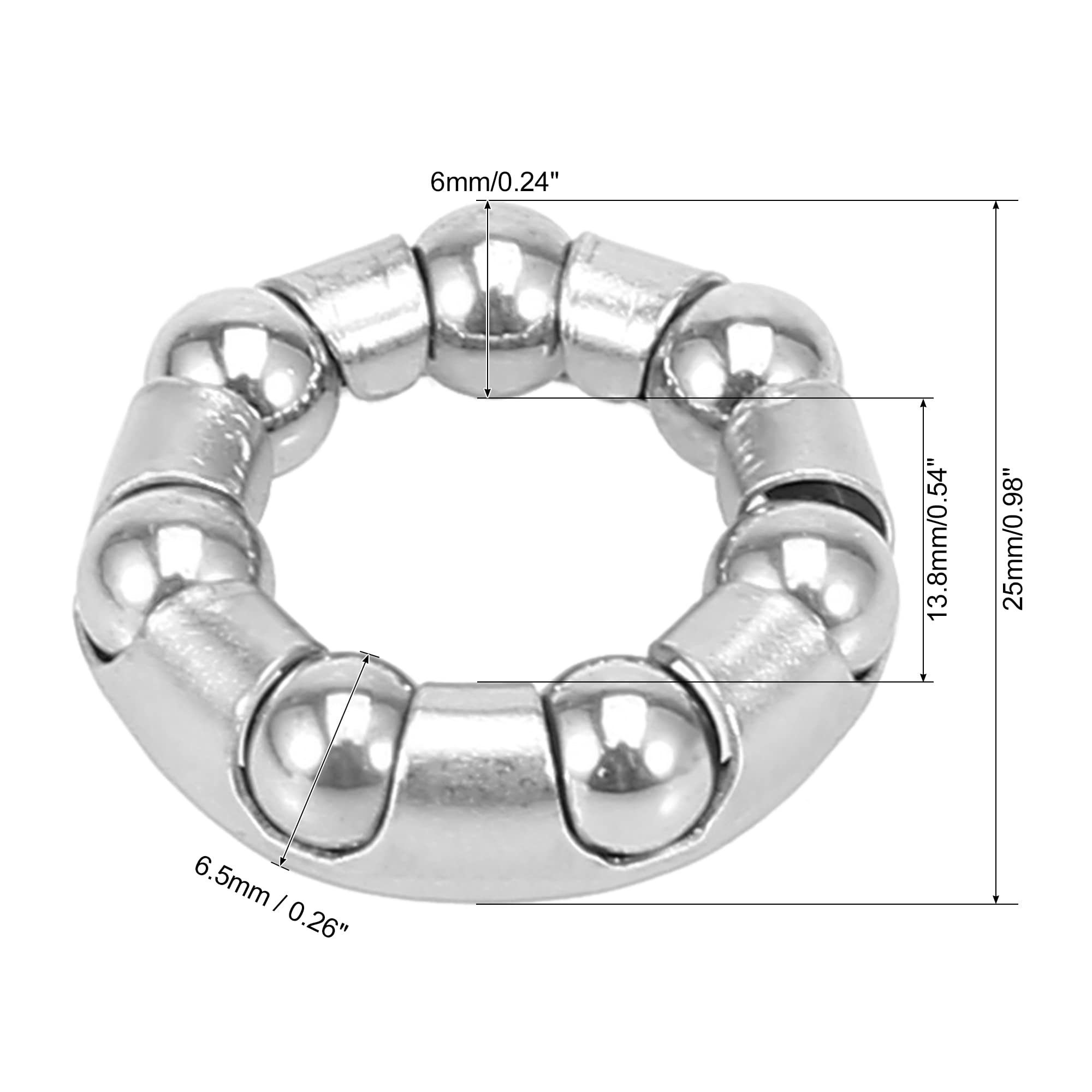 X AUTOHAUX 2 Pcs 3.97mm X 22 Ball Bearings Cages Crank