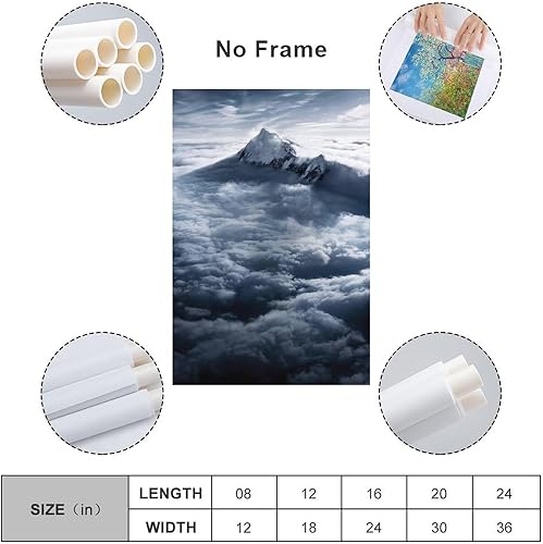 Miniatura 2 de Póster de película Everest (4) impresiones artísticas en lienzo para decoración de pared, decoración de habitación, decoración de dormitorio,