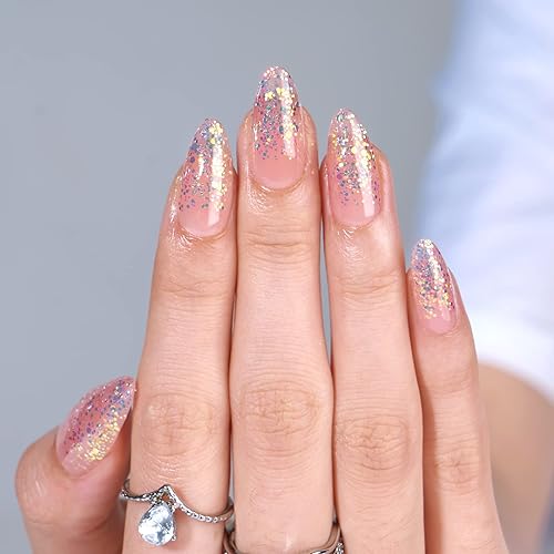 BTArtbox Press On Nails Medium- Christmas Supremely Fit & Natural