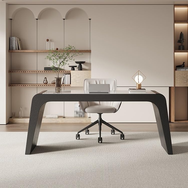 Schreibtisch 160 cm Holz-Rockboard-Wohnzimmer-Studienmöbel, auch for das Büro des Chefs geeignet Büro Desk(180cm)