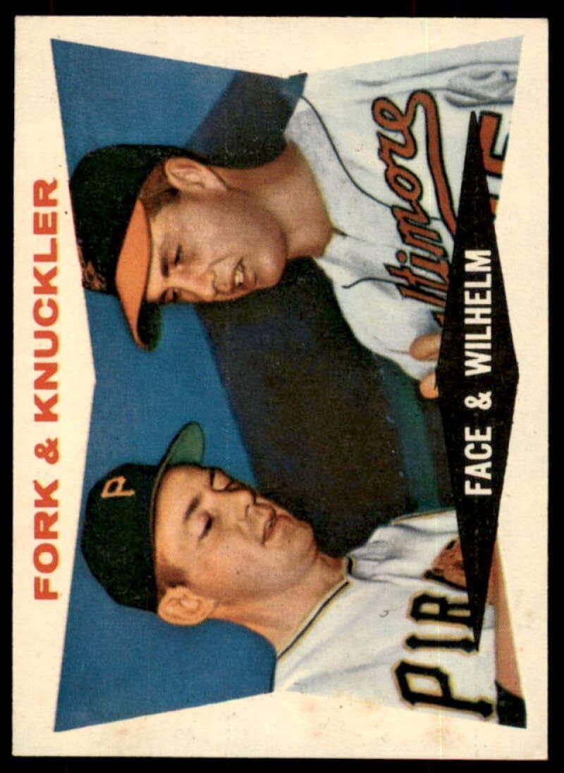 Fork and Knuckler/Roy Face/Hoyt Wilhelm Card 1960 Topps #115 - Slabbed Baseball Cards