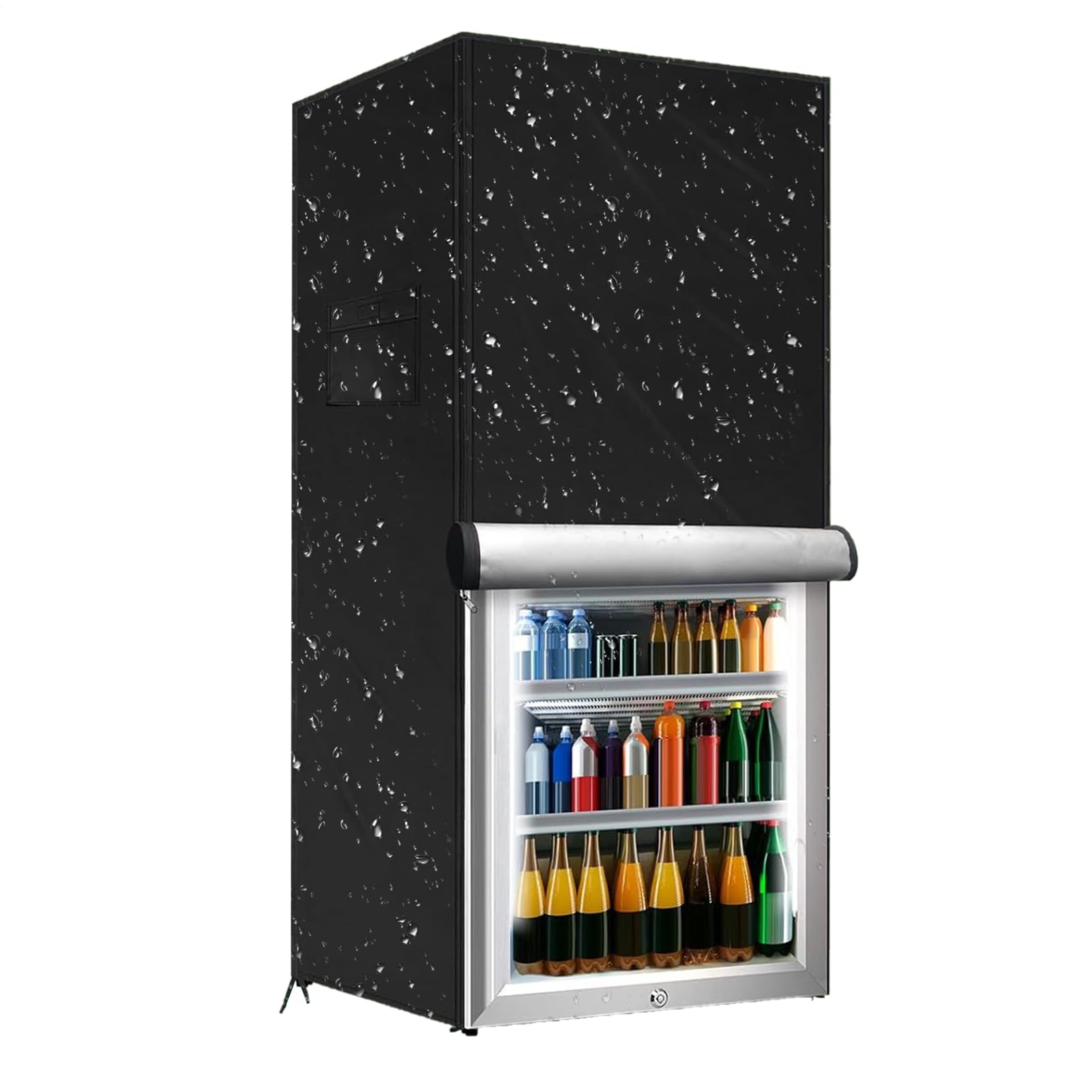 Copertura Del Frigorifero, Protezione Impermeabile Per Esterni Per Il Frigorifero, Copertura Della Chiusura Lampo Del Frigorifero Con Blocco UV, Congelatore Compatto A T-enuta Stagna Per La C-ucina