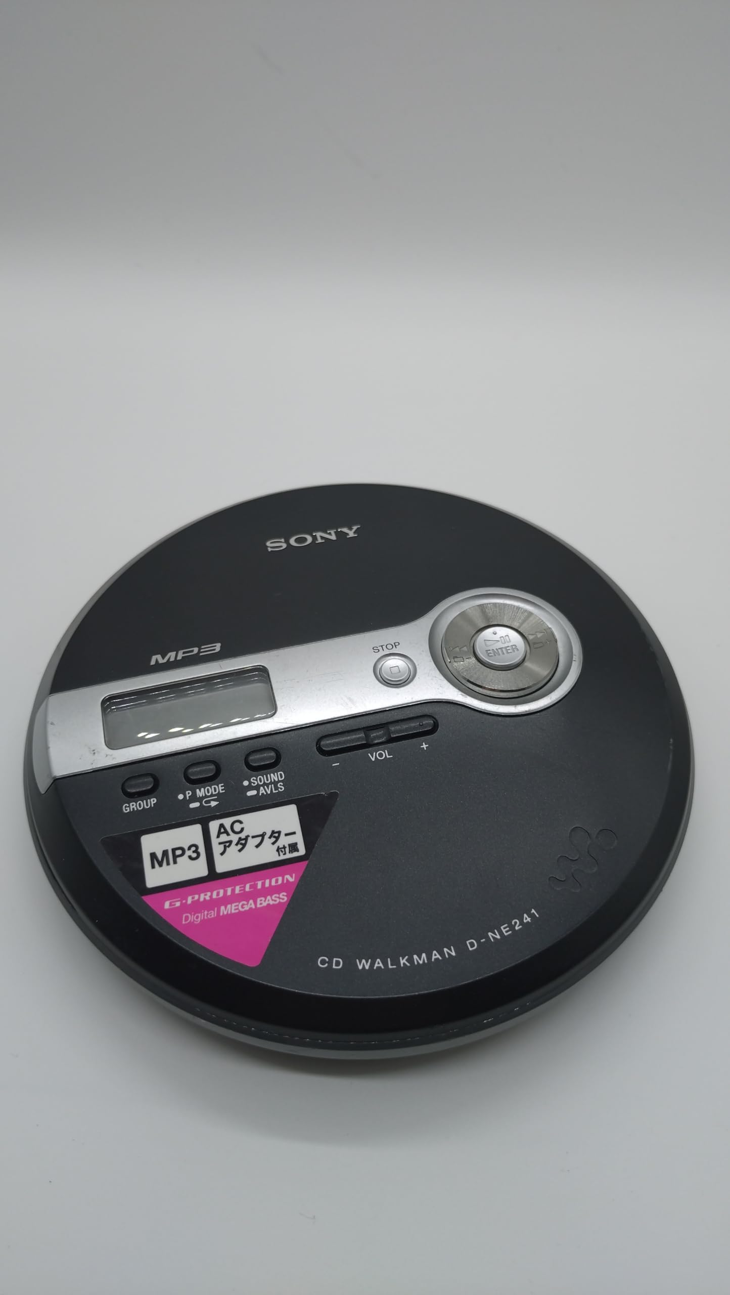 動作品■Sony D-NE241 CDウォークマン CDプレーヤーポータブル Amazon.co.jp: SONY CDウォークマン N241 ブラック D-NE241/B : 家電