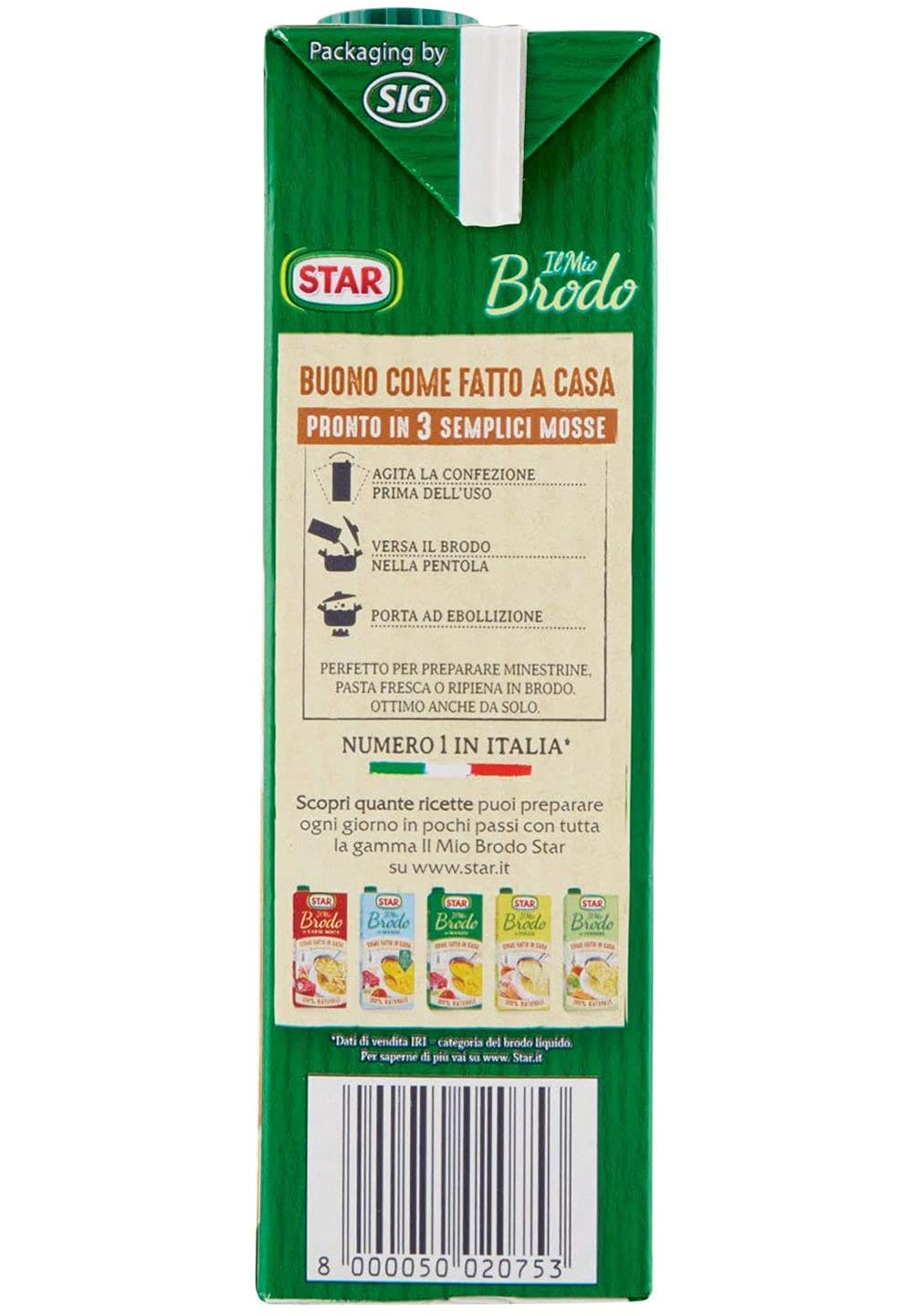 Star Il Mio Brodo Di Manzo, 1000 Millilitro