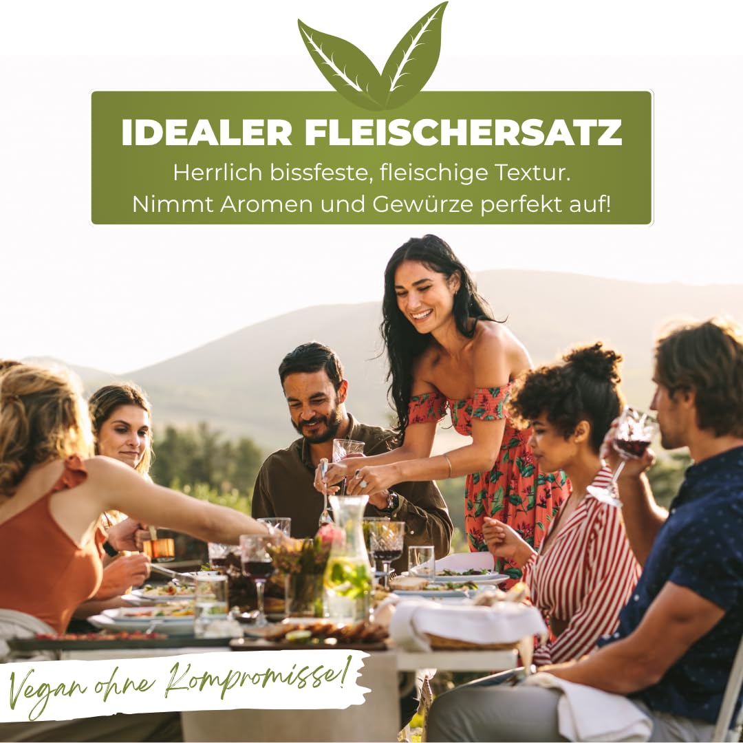 Yakeba | BIO Soja | Hack/Soja Granulat/Splitter | 2x1000g | Europäischer Anbau | Fleischersatz | Soja Schnetzel Bio | Veganer Hackfleisch Ersatz für Bolognese Sauce, Burger uvm.
