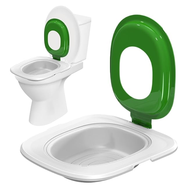 Foto 7 de 8 de Entrenador de inodoro para para gatos, kit de entrenamiento para inodoro para gatos