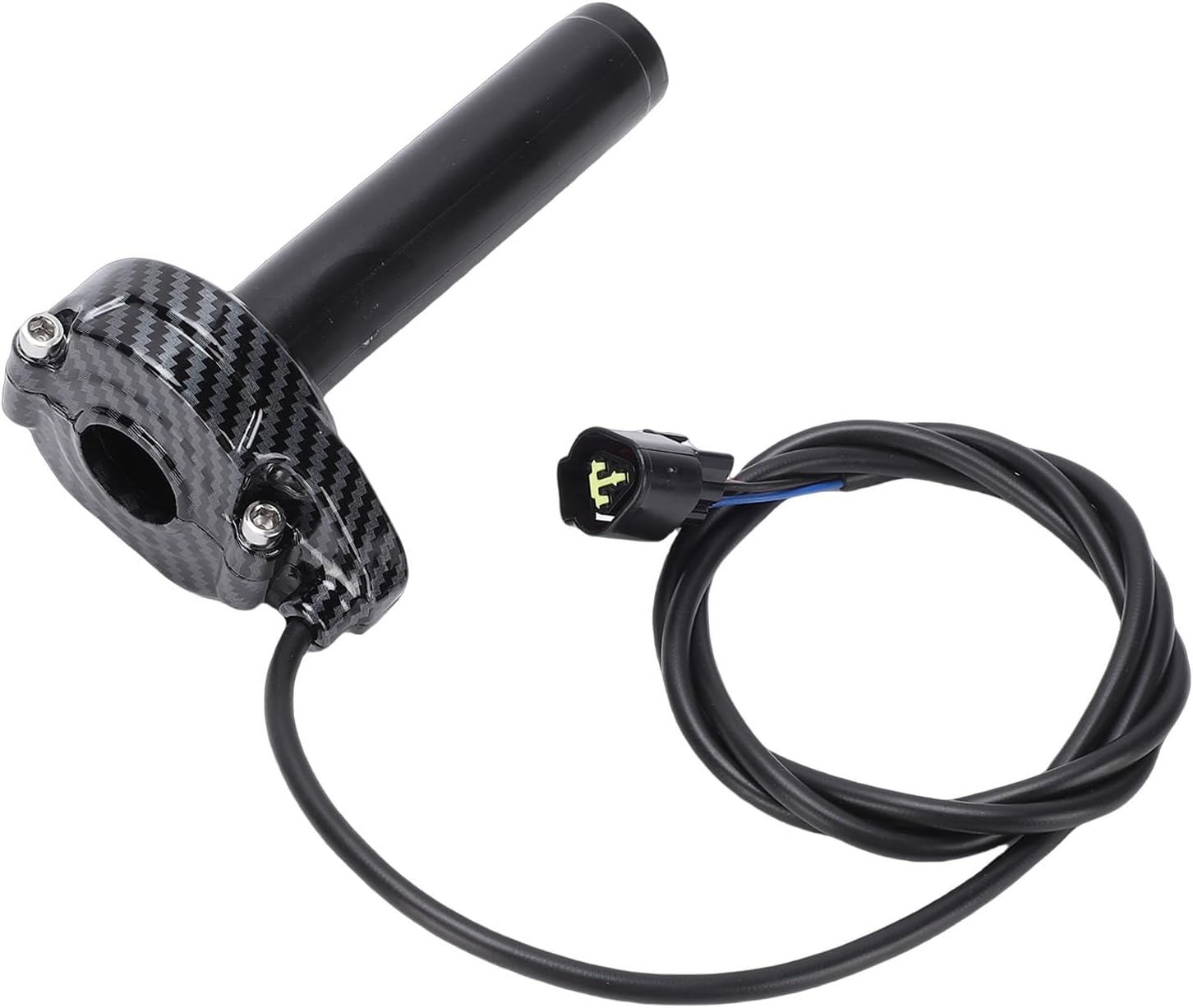 Throttle Accelerator Handle Grips, Twist Throttle Handle Grip with Roller Bearing, Assembly for Surron Light Bee X S X160 X260 (Carbon Fiber Style)