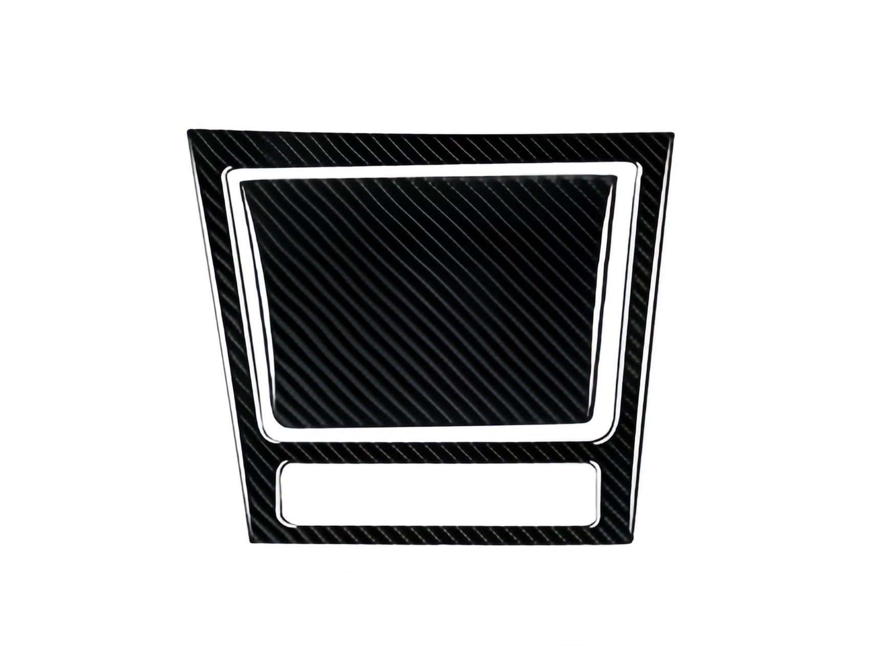 Car Cover Console Panel For VW For Golf 6 For Gti R MK6 2008-2012 Car Central Control Ashtray Panel Trim Cover Decorative Sticker(Black)