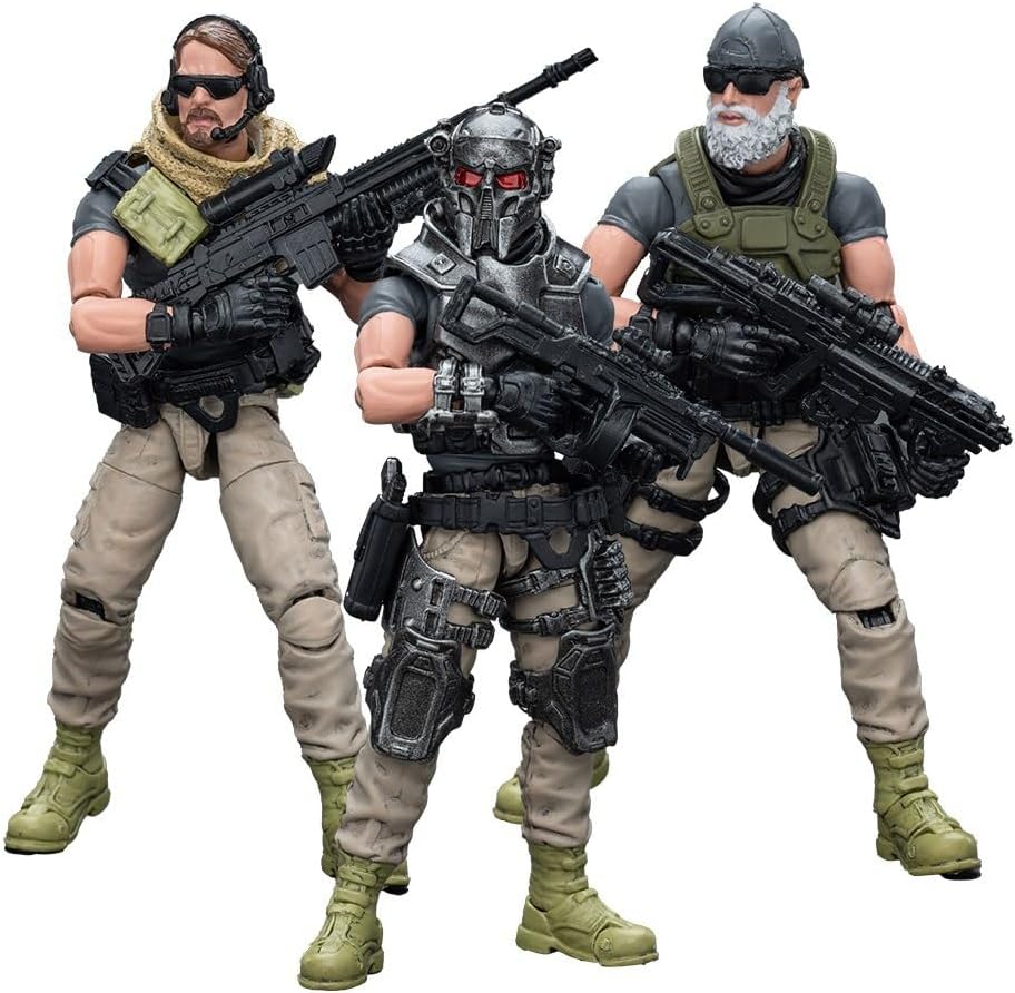 Pipigirl 1/18 Soldier Action Figures, Sack Mercenaries Action Figures Models Kits Collection Model Birthday Gifts