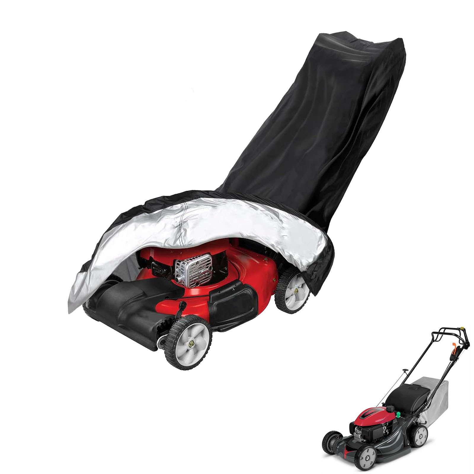 lawnmower cover Compatible with Honda HRX2176HYA ,waterproof and sun,suitable for indoor and outdoor use all year round, comes with a storage bag — image 1