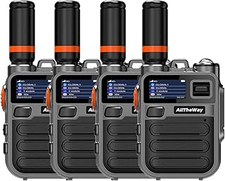Alltheway 4G LTE Walkie Talkie with SIM Card - Unlimited Range Two-Way Radio, Group Control & Custom Channels | Long-Distance PTT for Teams, Construction & Outdoor (4)