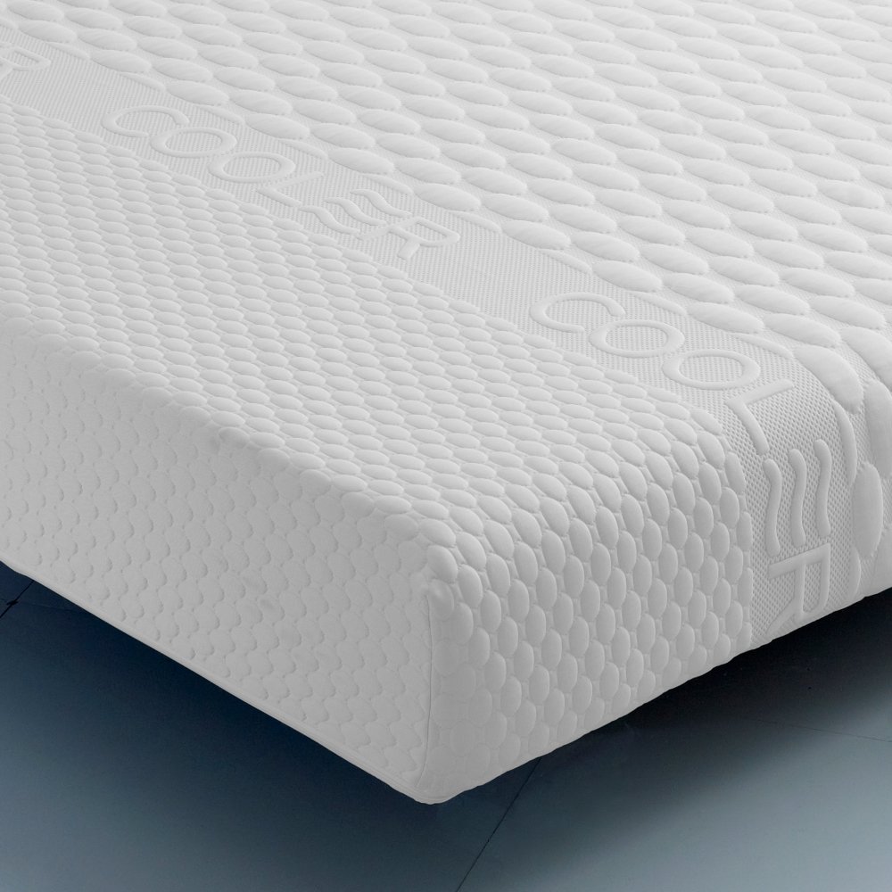 Happy Beds Deluxe Memory Foam Spring Rolled Mattress Reflex Foam Orthopaedic Hypoallergenic 2'6'' Small Single 75 x 190 cm