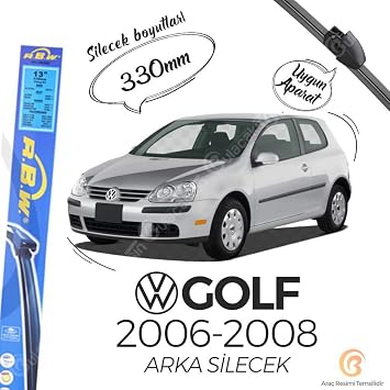 RBW 5 Rear Wiper compatible with Volkswagen Golf 2006-2008