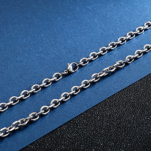 Cadenas de acero inoxidable de brillo con eslabón de hilo 9mm 5