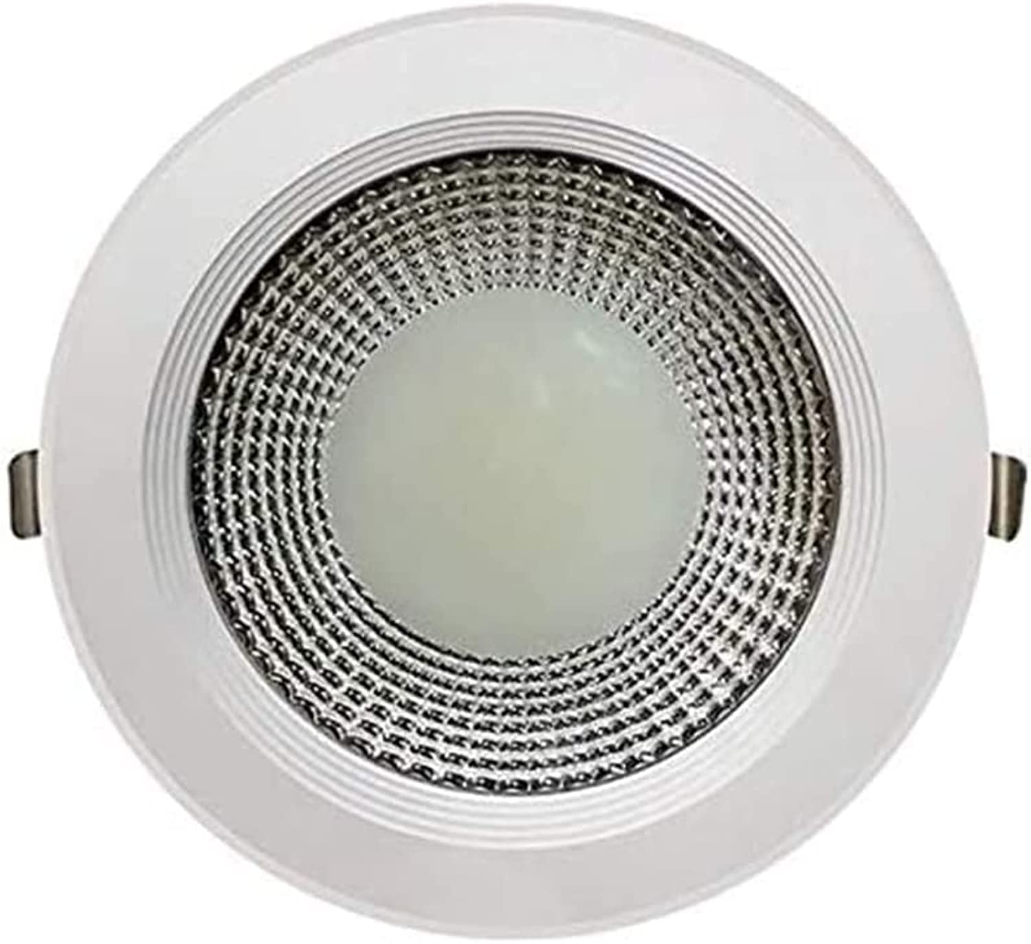 Hasanat Essentials LED Cob Led Downlight Spot Light 7.67 inch 195MM DIA 20w White Body Ceiling Light Recessed Lighting Fixture Bathroom Toilet Kitchen Commercial Lights (White 6500K)