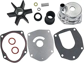 Kit de bomba d'água para carro, com rotor e carcaça, para motores Mercruiser de popa Alpha I, Gen II, Mercury e Mariner de 40 a 350 HP (46-817275A1). Bomba de água para refrigeração.