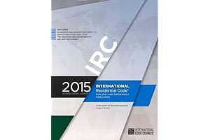 2015 IRC Residential Building Code Book for One- and Two-Family Dwellings