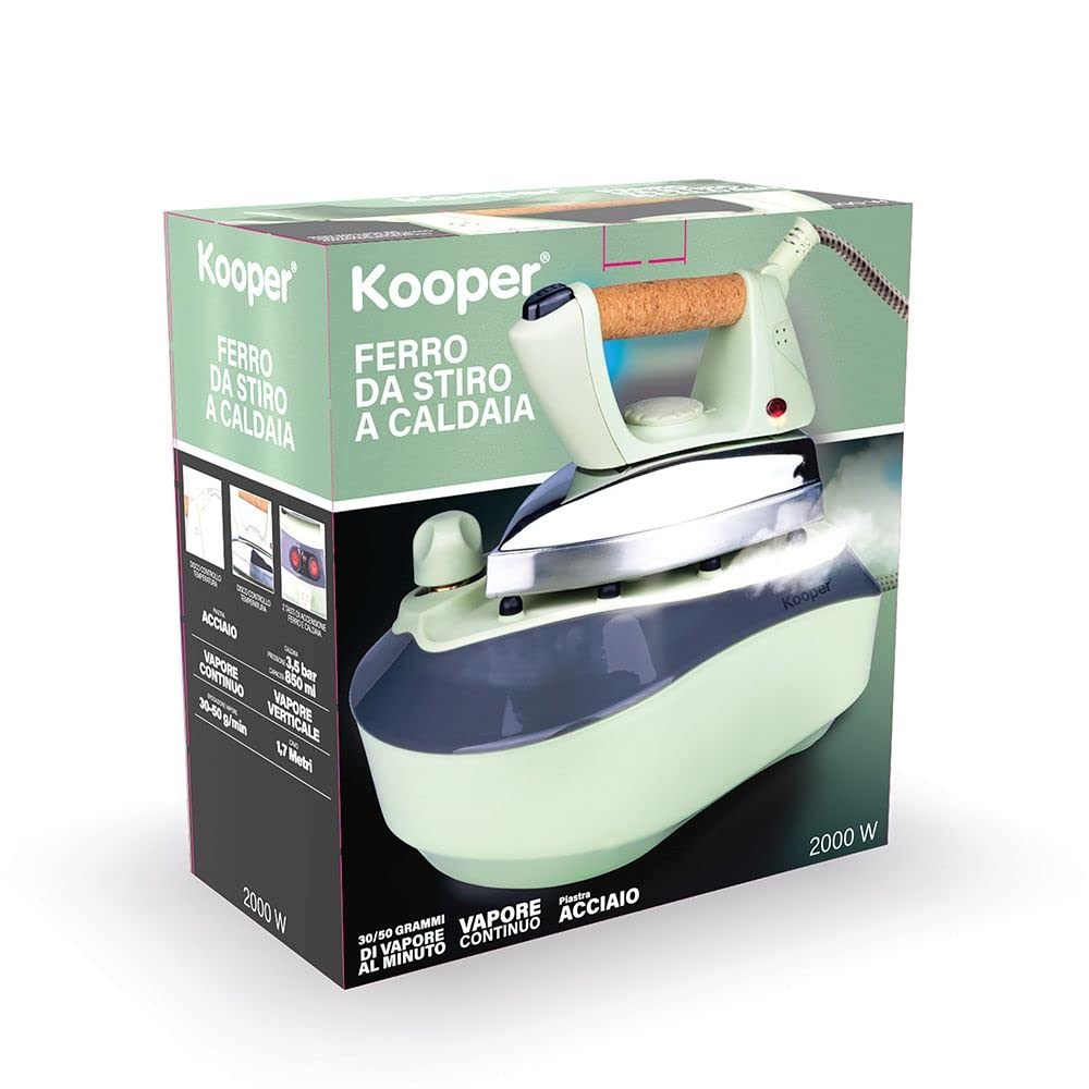 FERRO DA STIRO A VAPORE CON CALDAIA 2000W 850 ML