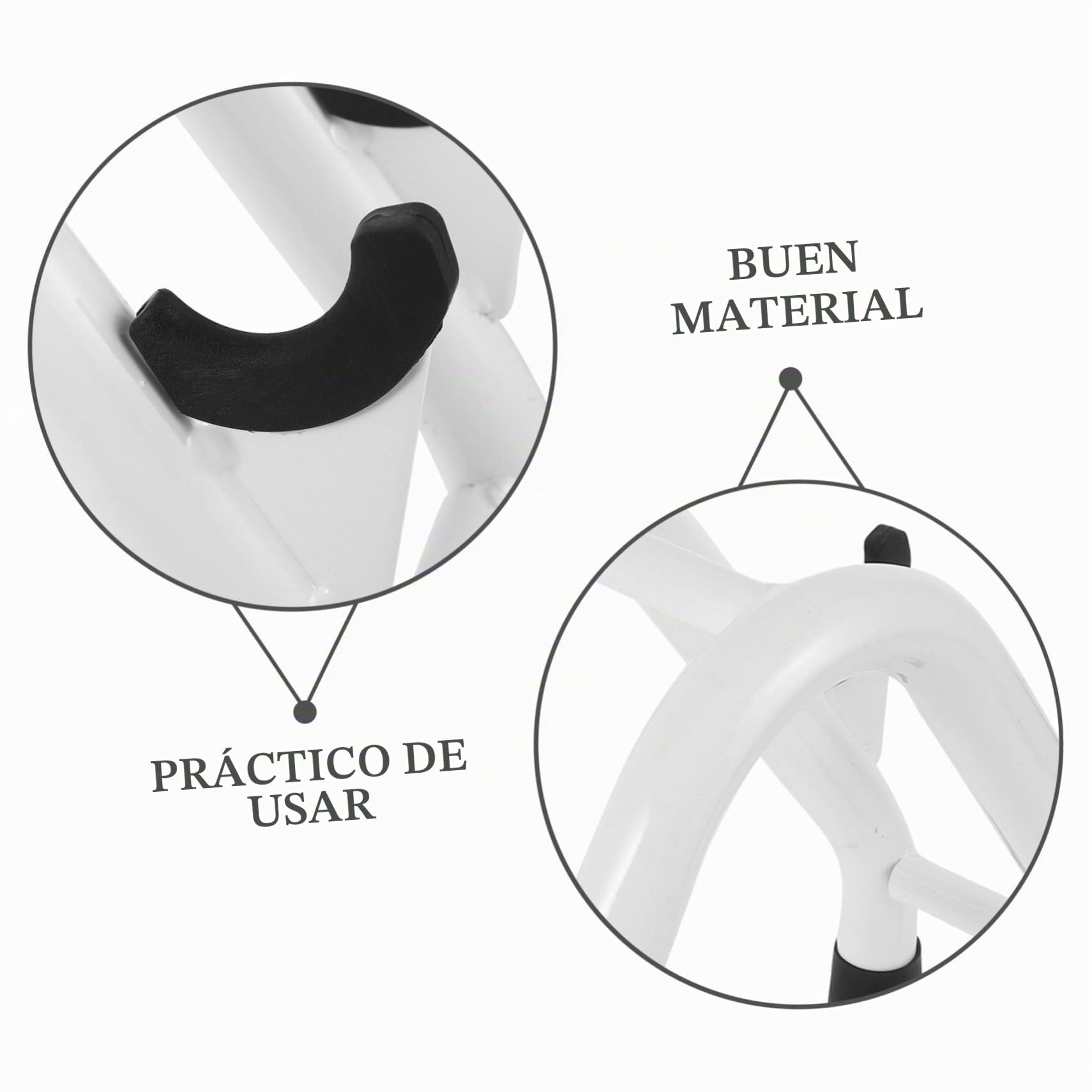 Soporte para Mancuernas de Gimnasio Estante Resistente y Duradero para Pesas Organizador de Mancuernas con Base Estable y Protección para Suelo