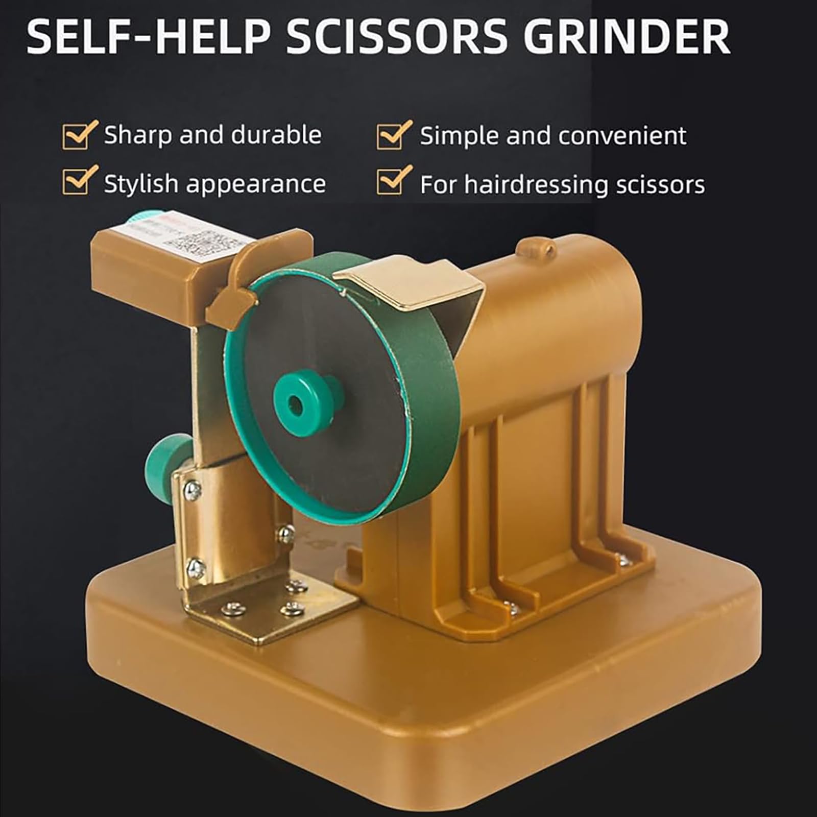 Afilador eléctrico de tijeras de peluquería, herramienta de afilado resistente para peluquería, uso en salones, barbería